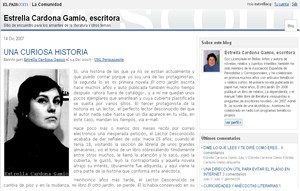 Estrella Cardona Gamio, escritora